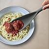 Silicone Spatula Spoon, Great for Both Cooking and Serving Durable BPA-Free Matte Black Silicone, Seamless Design, Safe for Nonstick Cooking Surfaces, 2-Pcs, Gray #5