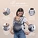 Boba Air Ultra-Lightweight Baby Carrier and Toddler Backpack Carrier - Baby Hiking Backpack Carrier 3 Months (15-45lbs) - Toddler Backpack Carrier and Baby Carrier Backpack (Grey)