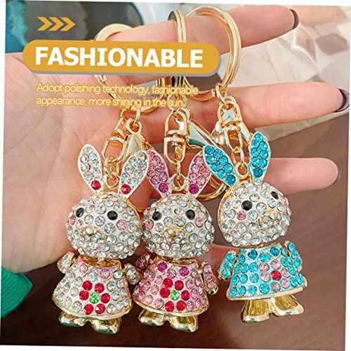 Buying Guide | NUOBESTY 10 Pcs Rabbit Keychain Fluffy Bunny Keychain ...