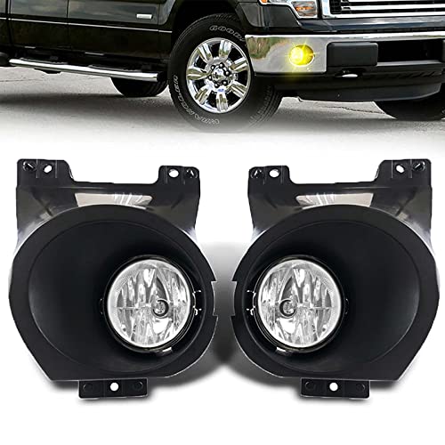 Fog Lights for 2011 2012 2013 2014 Ford F-150 with Bulbs H10 12V42W Driving Lights Assembly (Halogen) by Boxlight - Used condition - US$27.30