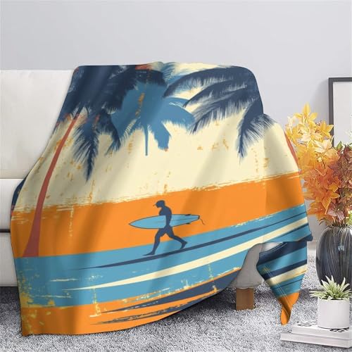 Cadeau pour voyageurs : le plaid microfibre tropical idéal pour campeurs