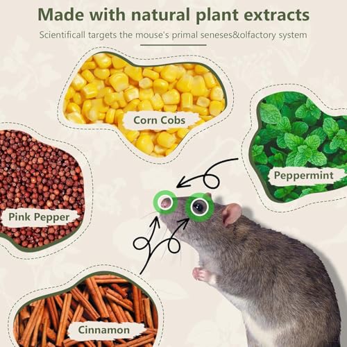 Image of QERINKLE Repellent Balls for Car Rodent Repellent to Protect Wires in Car, Bike & Truck Engine No Kill Only Repels Home Indoor-Outdoor Garage Rat Controller