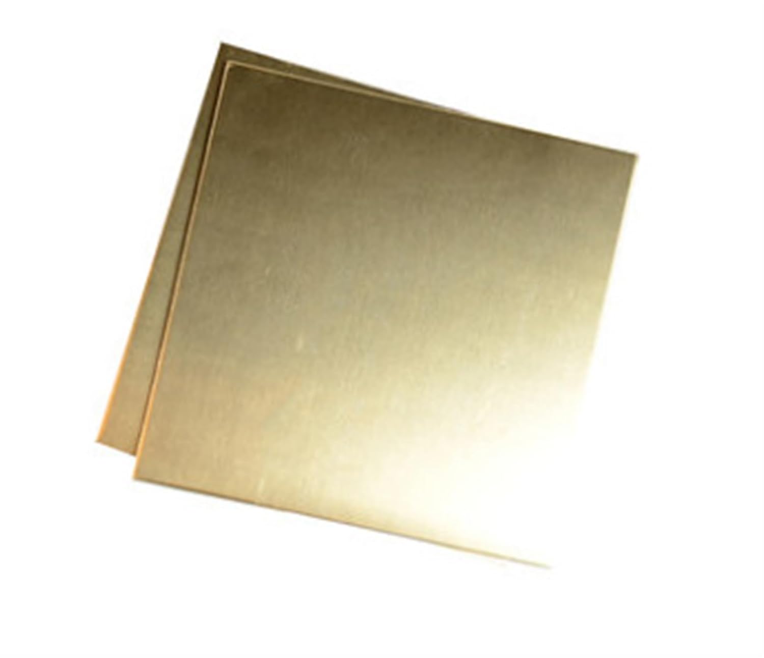 真鍮製のシート、 真鍮板 35x50x(0.8-3)mm 10枚入り(35x50x3mm 10pcs)