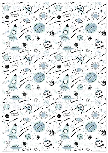 Panorama Papier Peint Meuble Àutocollant Espace 66x100 cm Imprimé sur Vinyle Textile - Installation Facile, Lavable et Résistant