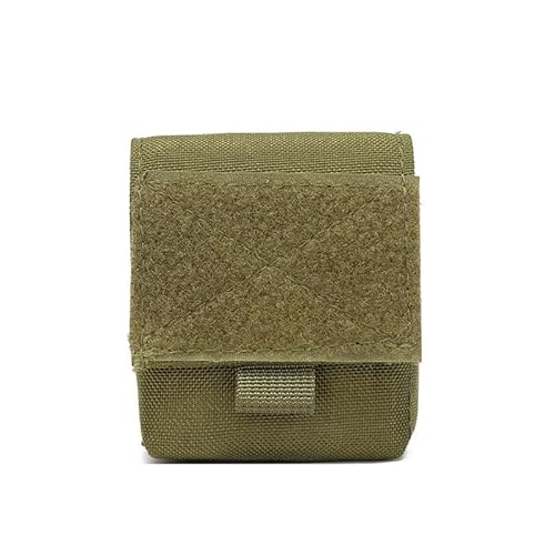 TRIPLE RIVER・シガレットケース タバコ ケース ウエストバッグ ウェストポーチ キャンバス調 ライターも収納可能 釣り 登山 旅行 お出掛けウォーキング マルチポーチ(グリーン)