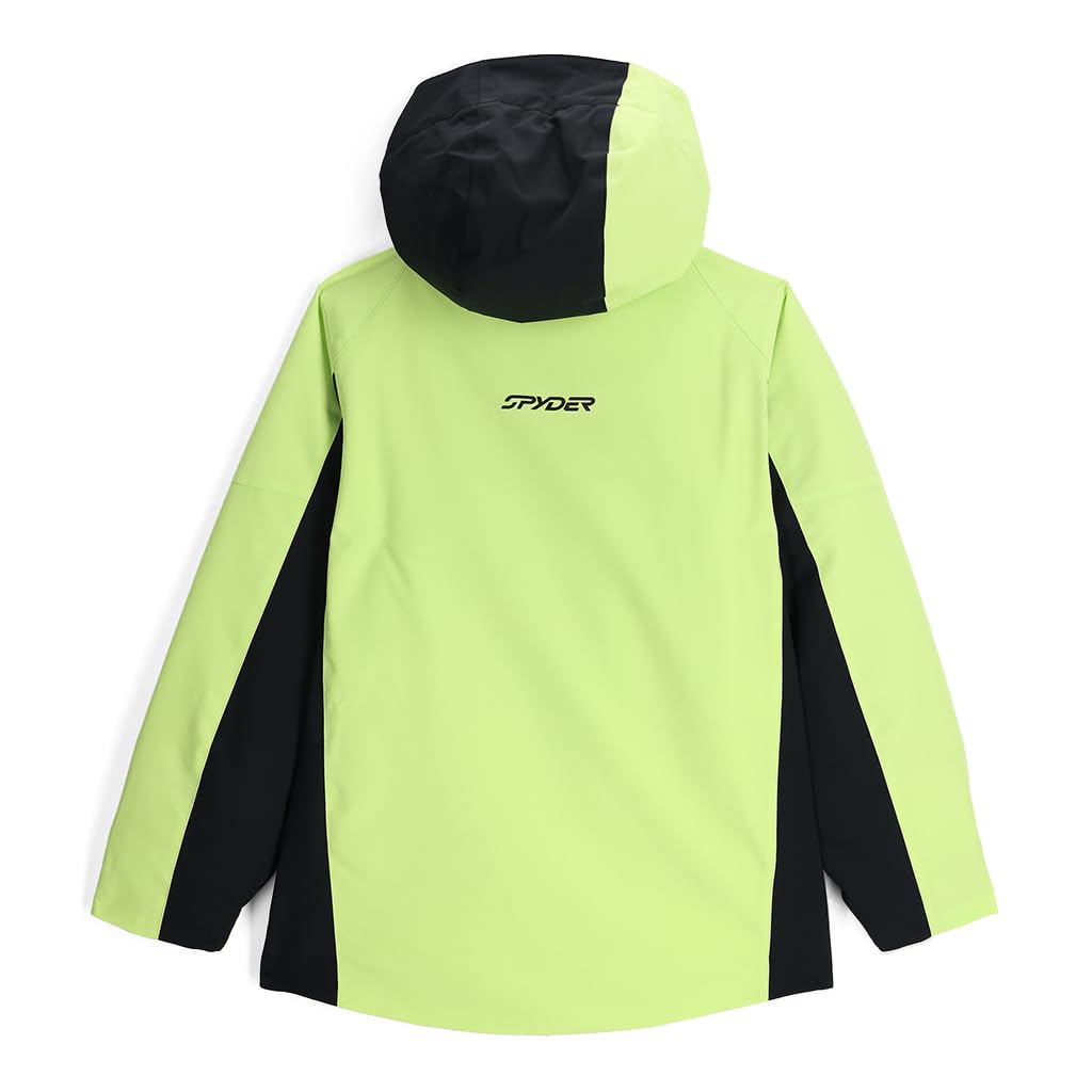 Spyder Turner Jacket, Boys, Lime Ice, XL