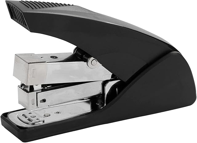 Amazon Brand-Eono Heavy Duty Force Saving Stapler with Staple Remover, 50 Sheets Capacity, Design for Office and Home, Allow 24/6 26/6 23/8 Staples, Black