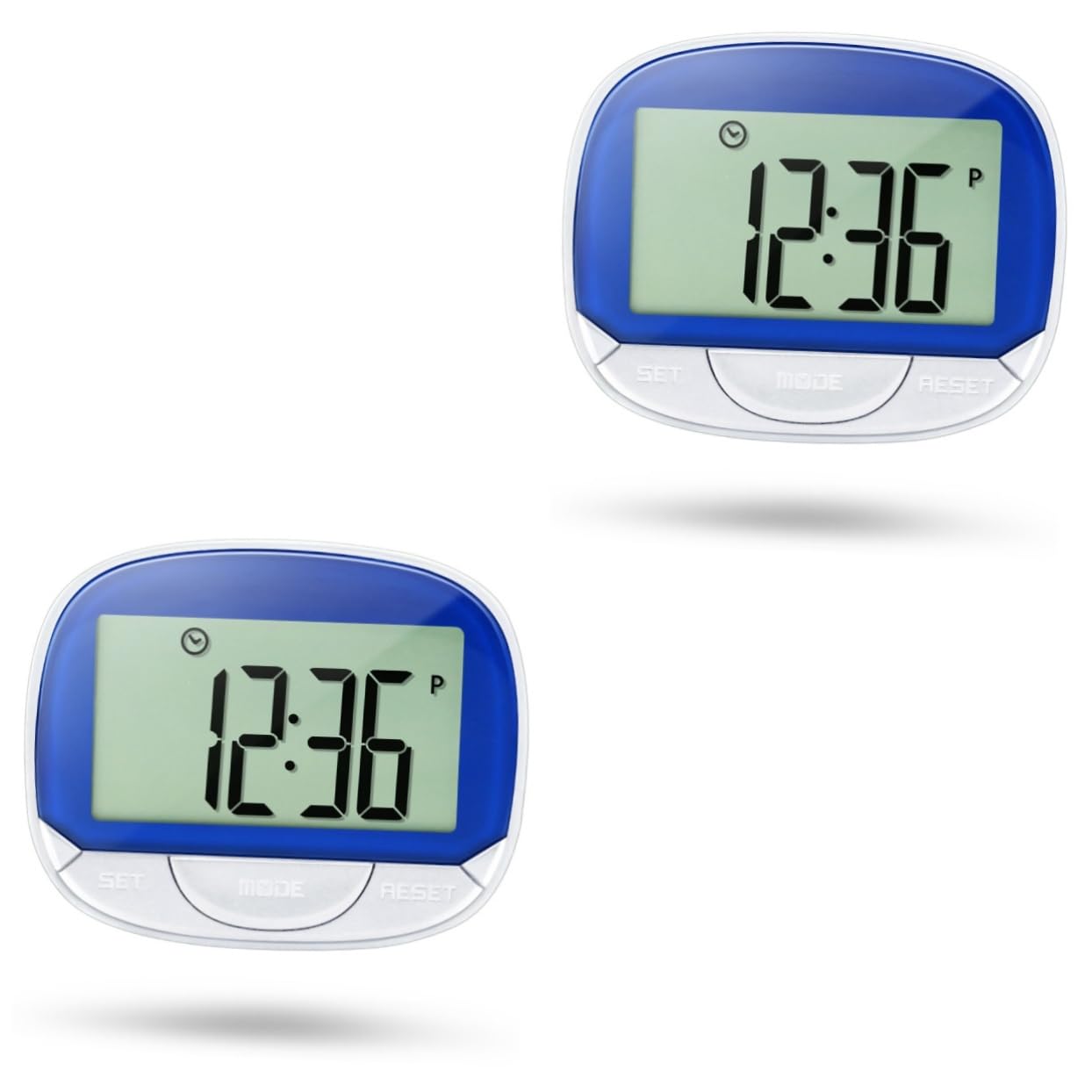 SUPVOX 2sets Portable Step Counter Pedometer Clip Easy Use Digital Walking Tracker for Steps Calories and Distance for Sports and Outdoor Activities-picture-25