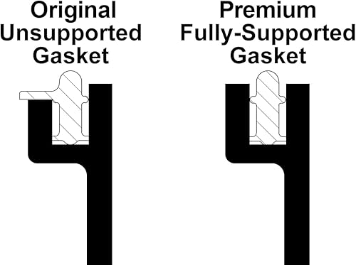 Miniatura 5 de URO Parts 11137618512PRM - Bandeja de aceite para motor, construcción de aluminio premium con junta AEM mejorada