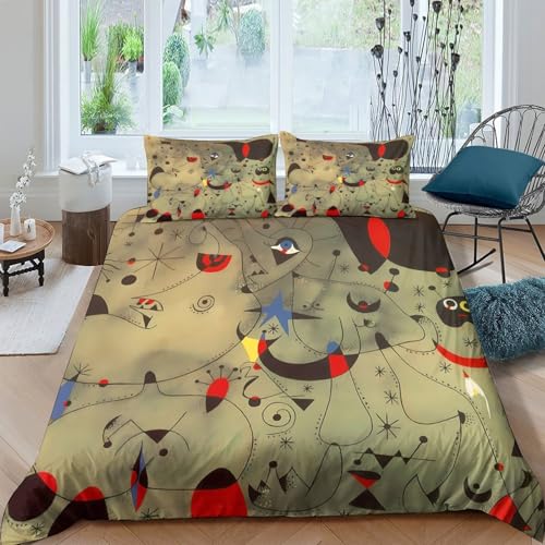 Housse de couette 140x200cm microfibre hypoallergénique lit single - 4