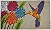 Imports DÃ©cor PVC Backed Coir Doormat, Blue Hummingbird, 18