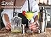 Bartender Kit Cocktail Shaker Set with Stand Bar Tool Bar Set for Drink Mixing Home Bartending Kit 11-Piece Bar Cart Accessories: Martini Shaker, Mixer Spoon, Jigger, Muddler, Strainer & Recipes Gifts