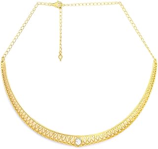 Shaya by Caratlane | 925 Silver| Queen of Organising Necklace in Gold Plated | Gifts for Womens & Girls