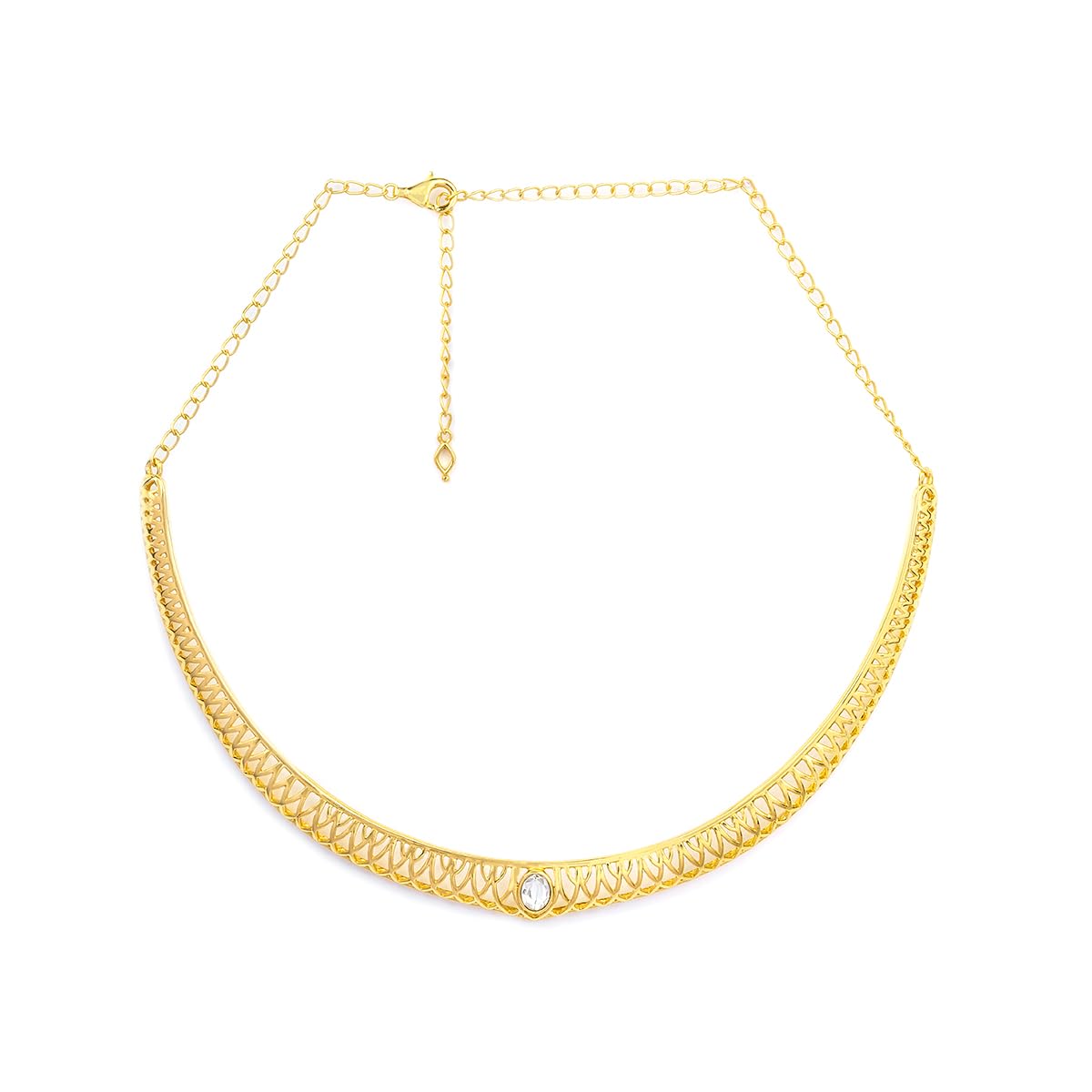 shaya by Caratlane | 925 Silver| Queen of Organising Necklace in Gold Plated | Gifts for Womens & Girls-picture-25