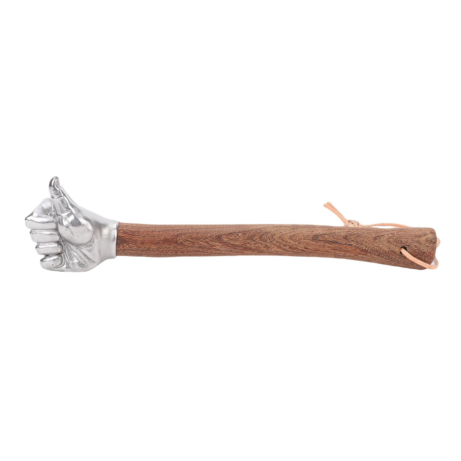 Martello a Mano Testa in Acciaio Inossidabile Martello Multifunzionale Durevole per Edilizia e Giardinaggio Manico in Legno 35 Cm (Testa del pollice)