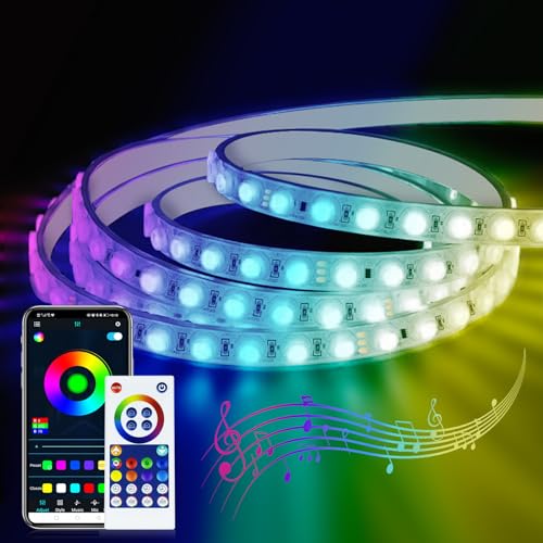 Image of LED Wall Washer Light 2M with Remot, 16 Colors Changing LED Strip Light Bar, Controllable via app,Music Sync,Waterproof Spotlights for Living Room,Gaming Room,Wall Decoration