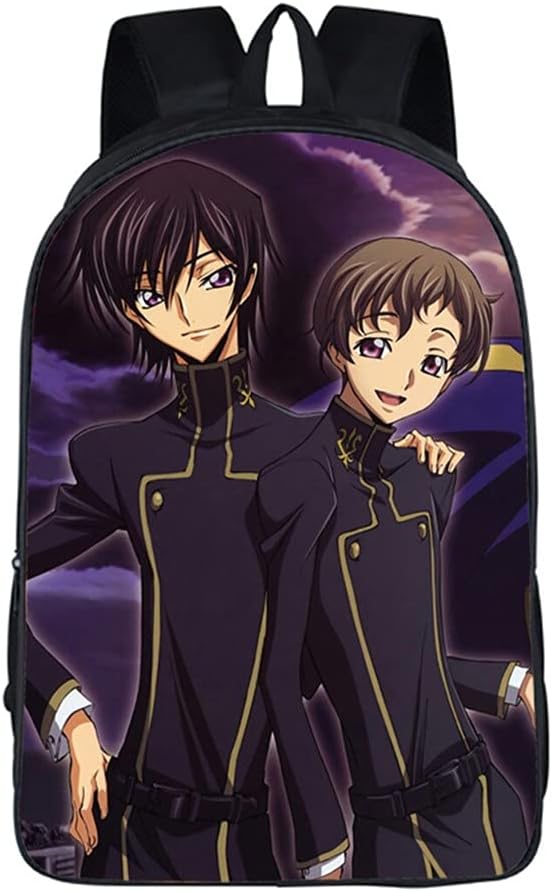 ISaikoy Anime Code Geass Backpack Satchel Bookbag Daypack School Bag Shoulder Bag Style6