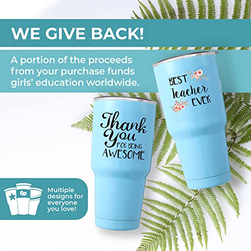 Kedrian Thank You For Being Awesome Tumbler 30Oz, Thank You Gifts For Friends, Thank You Gifts For Women Friends, Nurse Thank You Gifts For Women Coworkers, Associate Appreciation Gifts For Coworkers #TOP5