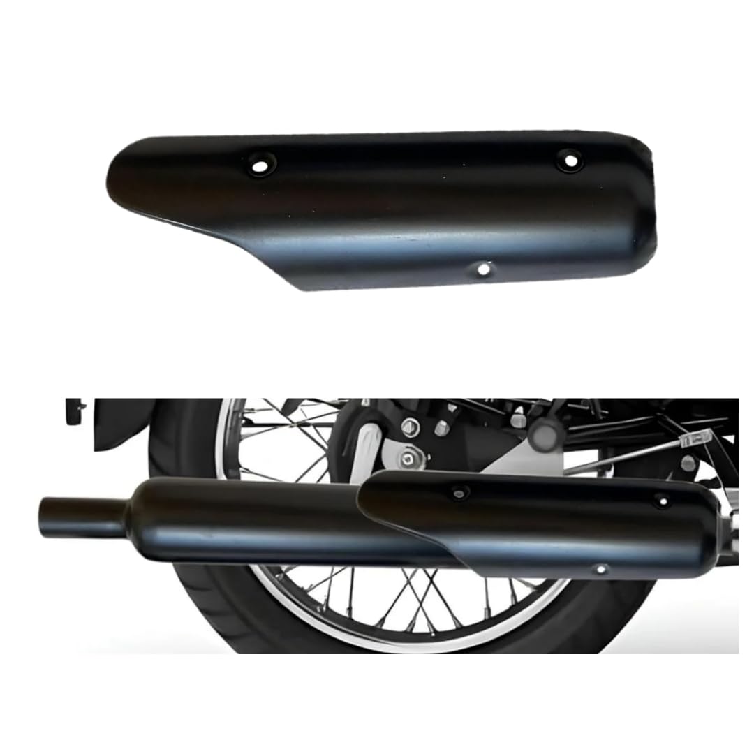 Stock Silencer Cover for RE Classic,Standard,Electra BS3,BS4 (2015-2019) All Model (Black)-image-25