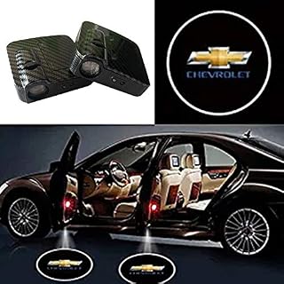 SOONDAR Car Door Lights for Chevrolet Upgraded Universal Senseor Car Door Led Logo