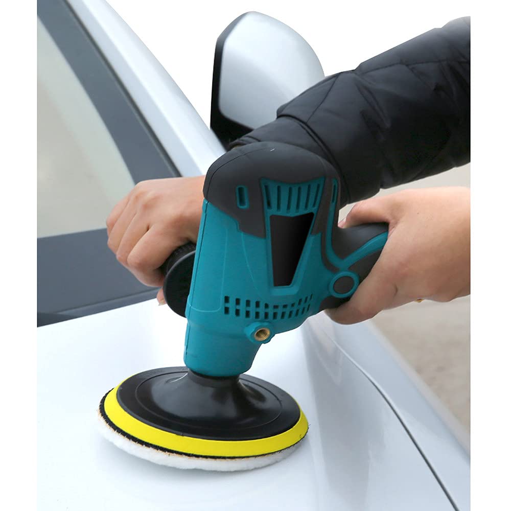 LJJ Lucidatrice Professionale 1200W con Disco lucidante, 6 velocità Variabili