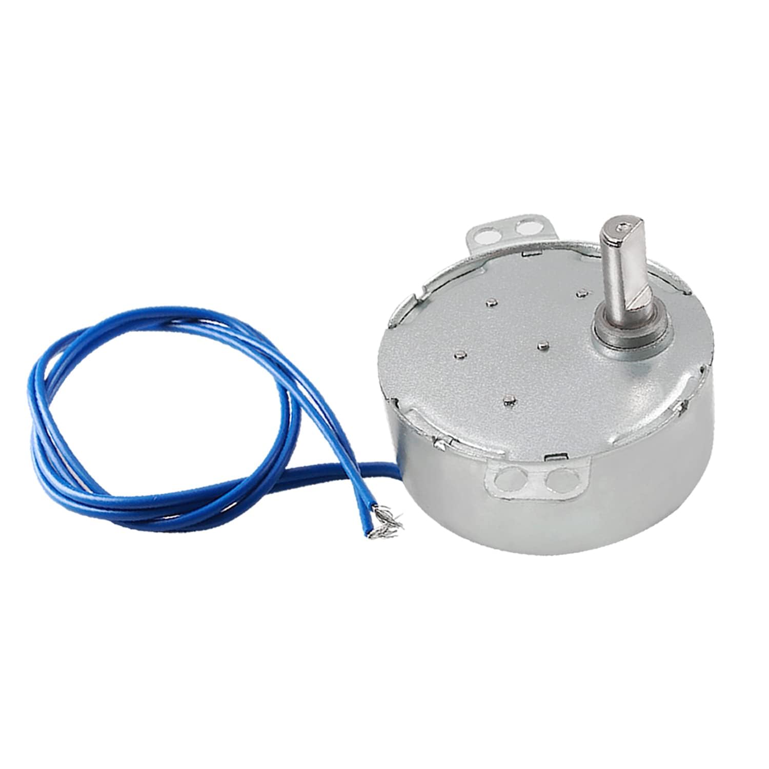 Fielect 4Pcs Synchronous Synchron Motor AC 110V 2.5-3RPM Turntable Motor Cuptisserie Motor Turner Motor CW/CCW Direction 4W TYC-50 D Shaft