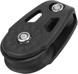 Marine Single Pulley Block Sheave, 360° Rotation High Structural Strength Canoe Pulley Block Sheave for Kayak Canoe Marine