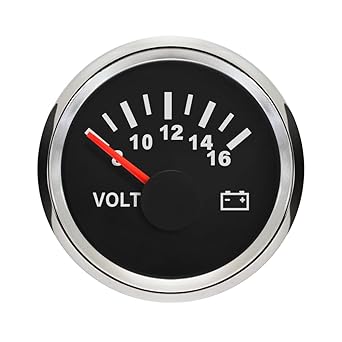 ELING Voltmeter Volt Gauge 8-16V 52mm(2