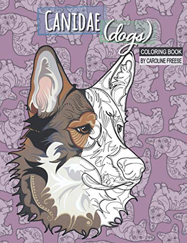 Canidae (Dogs): Coloring Book