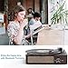 Vinyl Record Player with Built-in Bluetooth Receiver Vintage Turntable for Vinyl Records, 3 Speed 3 Size Portable Retro Record Player for Entertainment and Home Decoration。