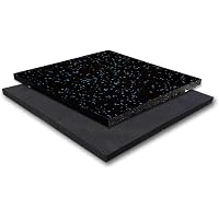 Amazon | ジムマット 50×50cm 厚さ15mm 【2枚】 ゴムマット 筋トレ