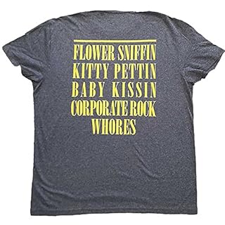 Rock Off Nirvana Yellow Smile Grey Officiel T-Shirt Hommes Unisexe - Les Beatles, Paul McCartney, John Lennon, RIngo Starr, George Harrison Rock Off Nirvana Yellow Smile Grey Officiel T-Shirt Hommes Unisexe – Image 2