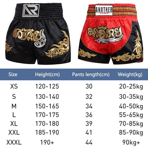 ARIASS Pantalones cortos de Muay Thai, pantalones cortos de MMA para entrenamiento y kickboxing, pantalones cortos de entrenamiento de lucha de boxeo, pantalones cortos de gimnasio para hombres, mujer - imagen 2