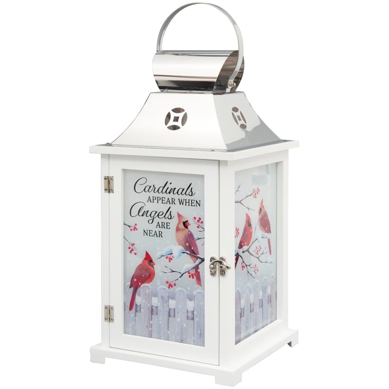 Carson Farol "Cardinals Appear, 47 cm de alto, blanco/gris