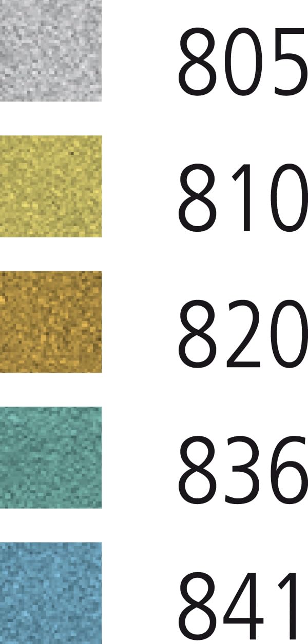 STABILO Premium-Filzstift Pen 68-50er Metalletui - mit 46 verschiedenen Farben - 6er Metalletui - 2x silber, je 1x gold, kupfer, metallic blau, metallic grün