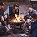 KINGSO Fire Pit, 22'' Fire Pits Outdoor Wood Burning Steel BBQ Grill Firepit Bowl with Mesh Spark Screen Cover Log Grate Wood Fire Poker for Camping Picnic Bonfire Patio Backyard Garden Beaches Park