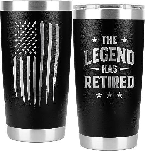 PRPinkRain Retirement Gifts for Men 2025 - Retired Not My Problem Anymore - Funny Retired Tumbler for Men, Him, Father, Husband, Coworkers - Happy Retirement Gifts, Navy Tumbler 20 Oz (Black 20 Oz)