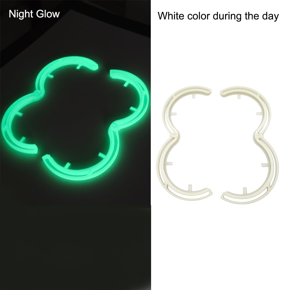 Propeller Protective Guard Bumper Ring for DJI Neo Drone Accessories Propellers Blades Anti-Collision Protectors Prop Bumper Cover Bezel Guards (Luminous)