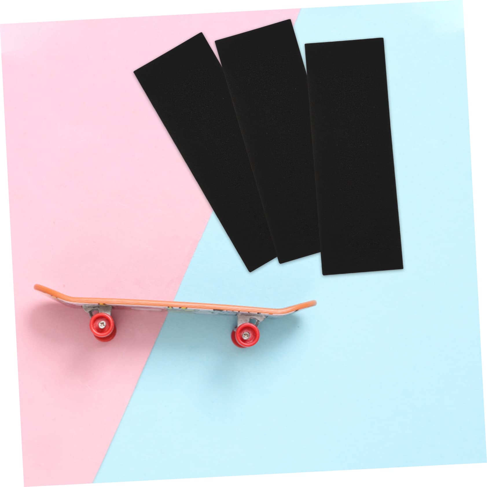 Alipis 40pièces Autocollants Antidérapants Mousse Pour Skateboard à Doigts Accessoires De Skateboard Miniature Faciles à Appliquer Remplacer Flexibles Et Sécurisés Compatible