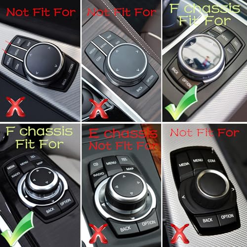 Boutons multimédia iDrive coque BMW F30 F10 usés solution rénovation mat - 2