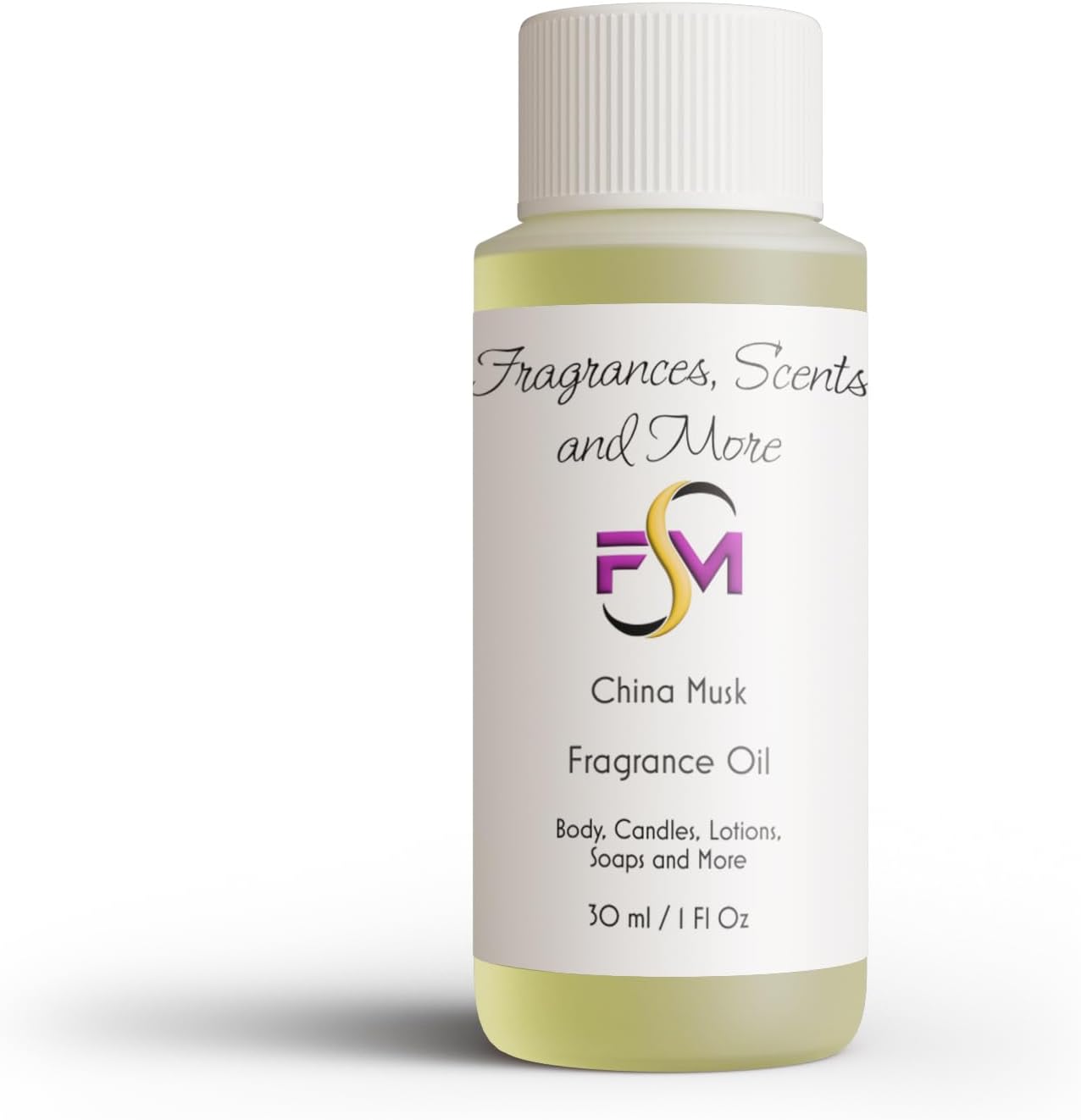 China Musk Fragrance Oil - 2 Fl Oz Plastic Bottle (60ml)