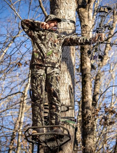 TIDEWE Hunting Clothes for Men, Silent Water Resistant Hunting Jackets and Bibs, Next Camo G2, M