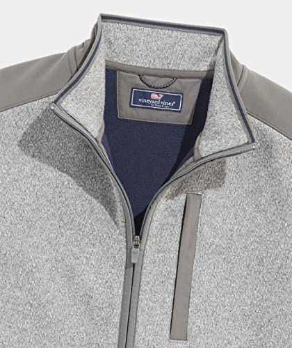 Image of vineyard vines Men's Mountain Sweater Fleece Vest