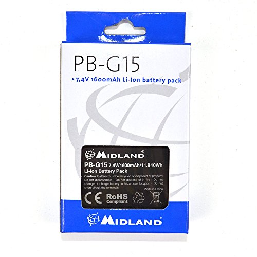 Batería Midland PB-G15 de litio para walkie G15 G18 Pro y Arctic