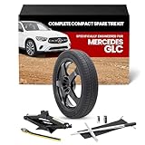 Modern Spare Complete Compact Spare Tire Kit Without Carrying Case - Fits 2015-2026 Mercedes GLC Models (All Except AMG) - Modern Spare
