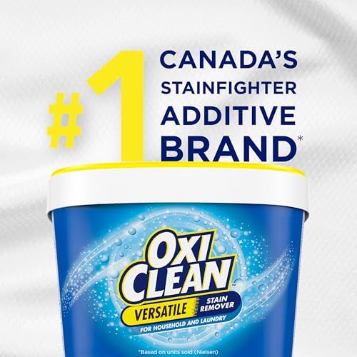 OxiClean All-Purpose Stain Remover Powder for Household, Laundry, Carpet, and Upholstery - Colour Safe, Chlorine Bleach Free, 1.36 kg — view 6