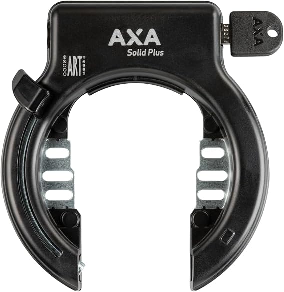 AXA Solid Plus Frame Lock - Security Level 11 - Wide Opening 57mm - Mortise Chain Compatible - Key Non-Removable - Black