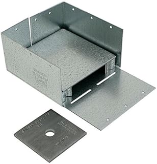 Simpson Strong Tie ABW66Z ZMAX Galvanized 12-Gauge 6x6 Adjustable Post Base 10-per Box