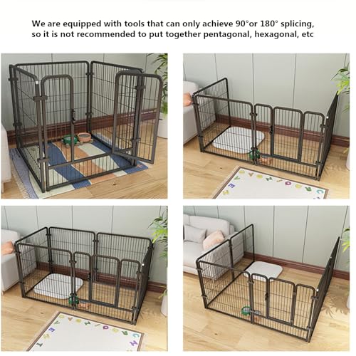 Cage pour animaux de compagnie pliable et parc d'exercice pour chiot - 4