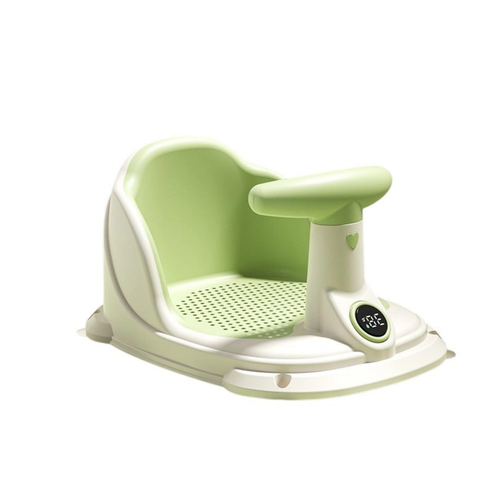 Asiento De Baño De Bebé Portátil Diseño Que Ahorra Espacio Y Montaje En Pared Con Alerta De Calor Inteligente Silla De Baño Infantil Montada En La Pared